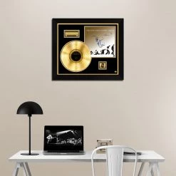 RARE-T Robin Thicke - The Evolution Of Robin Thicke Gold LP Limited Signature Edition Studio Licensed Custom Frame