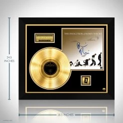 RARE-T Robin Thicke - The Evolution Of Robin Thicke Gold LP Limited Signature Edition Studio Licensed Custom Frame