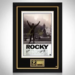RARE-T Rocky Mini Poster Limited Signature Edition Studio Licensed Custom Frame