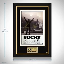 RARE-T Rocky Mini Poster Limited Signature Edition Studio Licensed Custom Frame