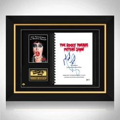 PPC The Rocky Horror Picture Show - Beckett Certified Hand-Signed Pilot Script By Meat Loaf Custom Frame Signed Memorabilia
