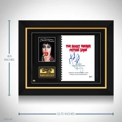 PPC The Rocky Horror Picture Show - Beckett Certified Hand-Signed Pilot Script By Meat Loaf Custom Frame Signed Memorabilia 20 PPC The Rocky Horror Picture Show - Beckett Certified Hand-Signed Pilot Script By Meat Loaf Custom Frame Signed Memorabilia
