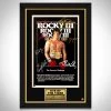 RARE-T Rocky III Mini Poster Limited Signature Edition Studio Licensed Custom Frame