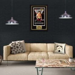 RARE-T Rocky III Mini Poster Limited Signature Edition Studio Licensed Custom Frame
