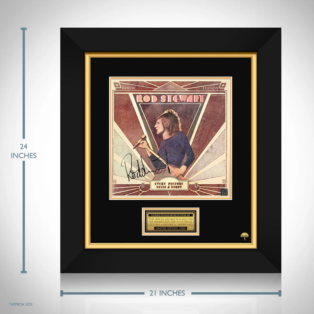 RARE-T Rod Stewart - Every Picture Tells A Story LP Cover Limited Signature Edition Studio Licensed Custom Frame 3 RARE-T Rod Stewart - Every Picture Tells A Story LP Cover Limited Signature Edition Studio Licensed Custom Frame