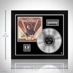 Rare-T Rod Stewart - Every Picture Tells A Story Platinum LP Limited Signature Edition Studio Licensed Custom Frame