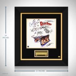 RARE-T Roger Rabbit - Original Motion Picture Soundtrack LP Cover Limited Signature Edition Studio Licensed Custom Frame Limited Edition Frames