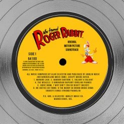 RARE-T Roger Rabbit - Original Motion Picture Soundtrack Platinum LP Limited Signature Edition Studio Licensed Custom Frame 18 RARE-T Roger Rabbit - Original Motion Picture Soundtrack Platinum LP Limited Signature Edition Studio Licensed Custom Frame
