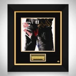RARE-T Rolling Stones - Sticky Fingers LP Cover Limited Signature Edition Studio Licensed Custom Frame