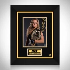 RARE-T Sports Memorabilia Ronda Rousey Limited Signature Edition Studio Licensed Photo Custom Frame