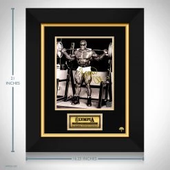 RARE-T Ronnie Coleman Photo Limited Signature Edition Studio Licensed Custom Frame