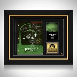 RARE-T Rosemary's Baby Script Limited Signature Edition Studio Licensed Custom Frame Limited Edition Frames
