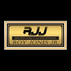 RARE-T Roy Jones Jr. Limited Signature Edition Studio Licensed Photo Custom Frame Sports Memorabilia