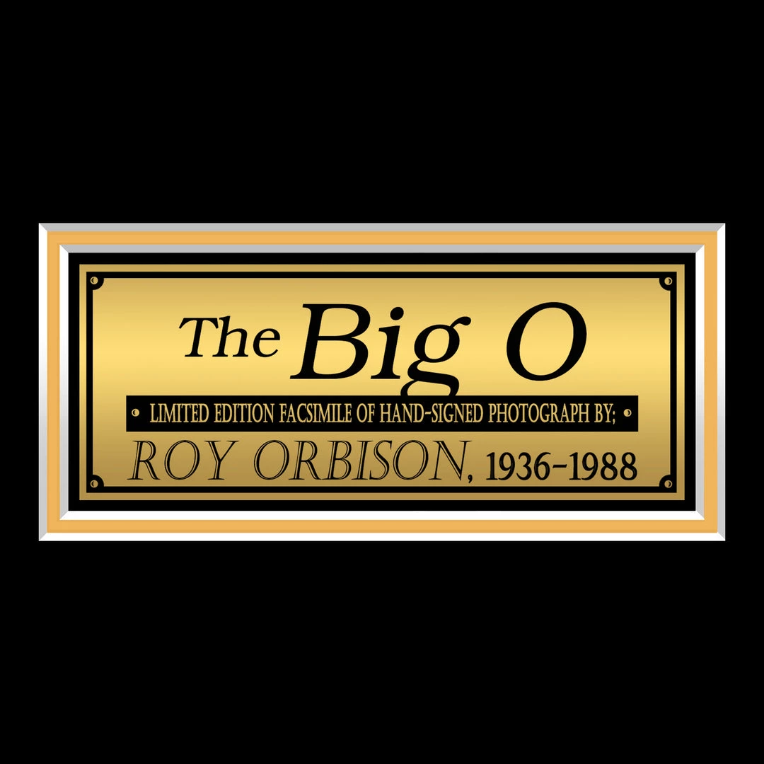 RARE-T Roy Orbison Photo Limited Signature Edition Studio Licensed Custom Frame 5 RARE-T Roy Orbison Photo Limited Signature Edition Studio Licensed Custom Frame