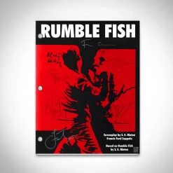 RARE-T Rumble Fish Transcript Limited Signature Edition Studio Licensed Custom Frame