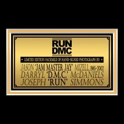 RARE-T Limited Edition Frames Run DMC Photo Limited Signature Edition Studio Licensed Custom Frame