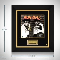 RARE-T Limited Edition Frames Run-Dmc- 'Run Dmc' LP Cover Limited Signature Edition Studio Licensed Custom Frame