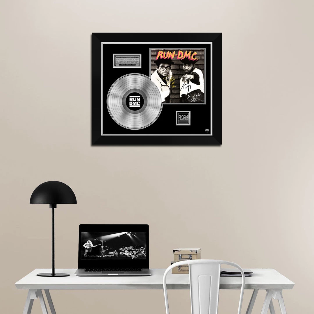 RARE-T Limited Edition Frames Run-Dmc Run Dmc Platinum LP Limited Signature Edition Studio Licensed Custom Frame 6 RARE-T Limited Edition Frames Run-Dmc Run Dmc Platinum LP Limited Signature Edition Studio Licensed Custom Frame