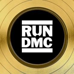 RARE-T Run-Dmc- 'Run Dmc' Gold LP Limited Signature Edition Studio Licensed Custom Frame