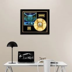 RARE-T Rush Fly By Night Gold LP Limited Signature Edition Studio Licensed Custom Frame Limited Edition Frames