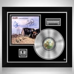 RARE-T Rush A Farewell To The Kings Platinum LP Limited Signature Edition Studio Licensed Custom Frame