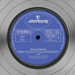 RARE-T Rush Moving Pictures Platinum LP Limited Signature Edition Studio Licensed Custom Frame Limited Edition Frames