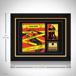 RARE-T Rush Hour Script Limited Signature Edition Studio Licensed Custom Frame Limited Edition Frames