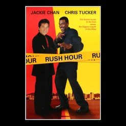 RARE-T Rush Hour Script Limited Signature Edition Studio Licensed Custom Frame Limited Edition Frames