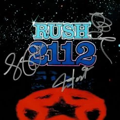 RARE-T RUSH 2112 LP Cover Limited Signature Edition Studio Licensed Custom Frame