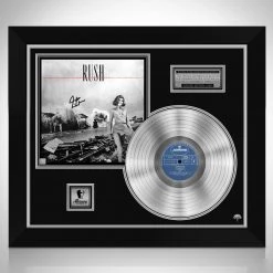 RARE-T Rush Permanent Waves Platinum LP Neil Peart Limited Signature Edition Studio Licensed Custom Frame