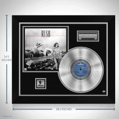 RARE-T Rush Permanent Waves Platinum LP Neil Peart Limited Signature Edition Studio Licensed Custom Frame