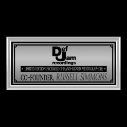RARE-T Russell Simmons Limited Signature Edition Studio Licensed Photo Custom Frame Sports Memorabilia