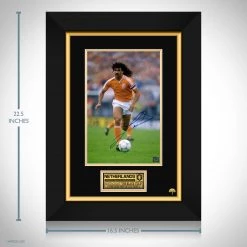 RARE-T Netherlands National Team - Ruud Gullit Photo Limited Signature Edition Studio Licensed Custom Frame