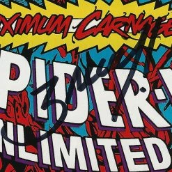 PPC Signed Memorabilia Spider-Man Unlimited Maximum Carnage JSA Certified 1993 #1 Marvel Comic Book Hand-Signed Custom Frame