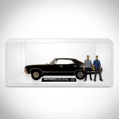 Toy Wonders Die-Cast Vehicles Supernatural - 1967 Chevy Impala W/ Sam & Dean Die Cast Car Custom Display