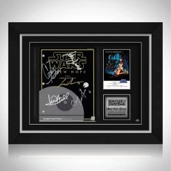 RARE-T Star Wars A New Hope Script Limited Signature Edition Studio Licensed Custom Frame Limited Edition Frames