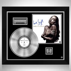 Rare-T Limited Edition Frames Sade Love Deluxe Platinum LP Limited Signature Edition Studio Licensed Custom Frame