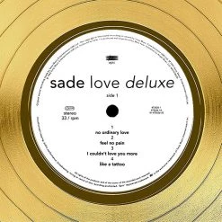 RARE-T Sade Love Deluxe Gold LP Limited Signature Edition Studio Licensed Custom Frame 14 RARE-T Sade Love Deluxe Gold LP Limited Signature Edition Studio Licensed Custom Frame