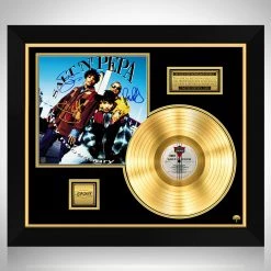 RARE-T Salt 'N' Pepa Very Necessary Gold LP Limited Signature Edition Studio Licensed Custom Frame Limited Edition Frames