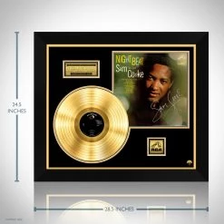 RARE-T Sam Cooke Night Beat Gold LP Limited Signature Edition Studio Licensed Custom Frame