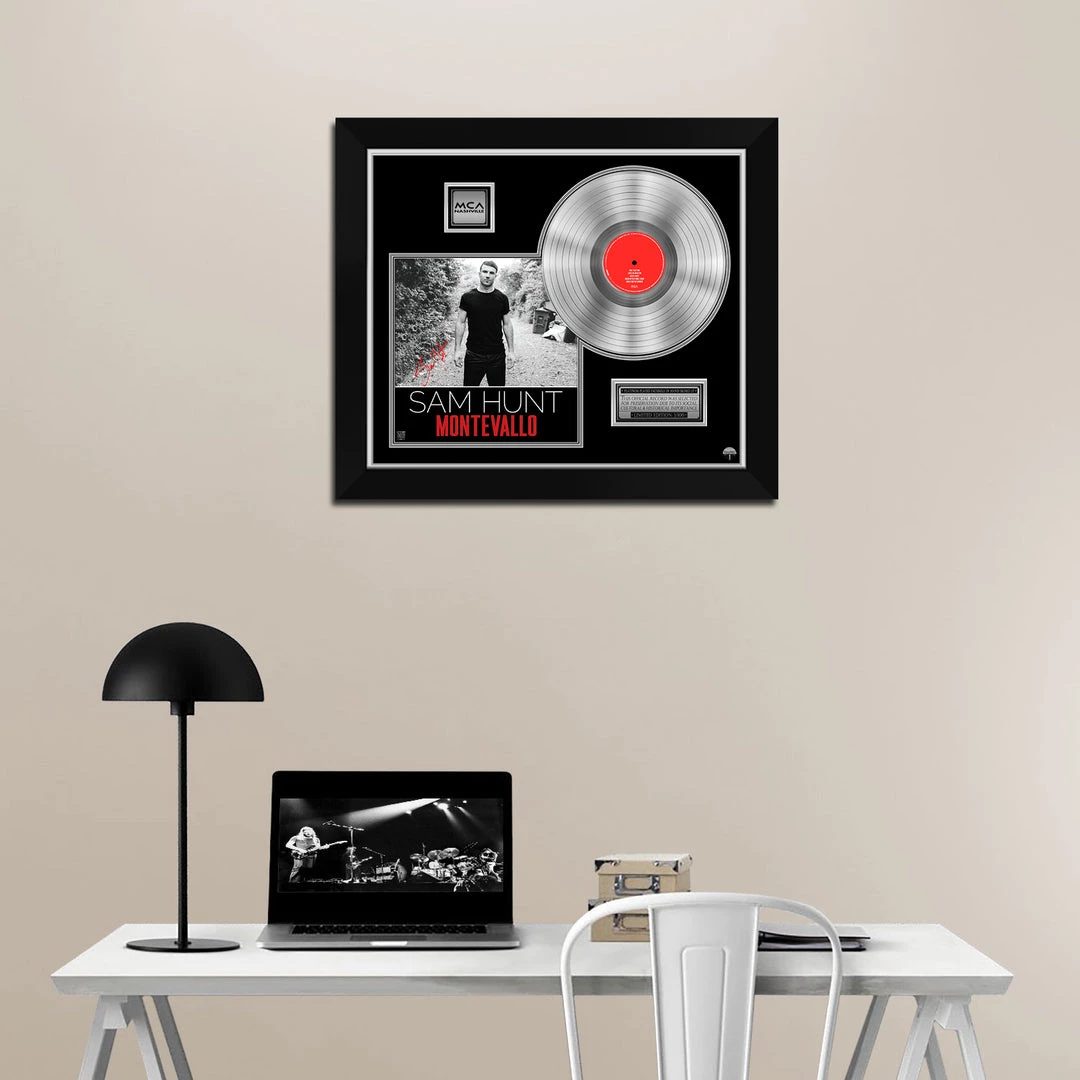 RARE-T Limited Edition Frames Sam Hunt - Montevallo Platinum LP Limited Signature Edition Studio Licensed Custom Frame 2 RARE-T Limited Edition Frames Sam Hunt - Montevallo Platinum LP Limited Signature Edition Studio Licensed Custom Frame