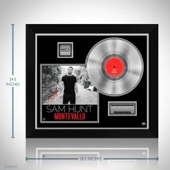 RARE-T Limited Edition Frames Sam Hunt - Montevallo Platinum LP Limited Signature Edition Studio Licensed Custom Frame 12 RARE-T Limited Edition Frames Sam Hunt - Montevallo Platinum LP Limited Signature Edition Studio Licensed Custom Frame