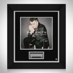 RARE-T Sam Smith - In The Lonely Hour LP Cover Limited Signature Edition Studio Licensed Custom Frame Limited Edition Frames