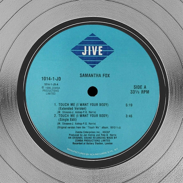 RARE-T Samantha Fox - Touch Me Platinum LP Limited Signature Edition Studio Licensed Custom Frame Limited Edition Frames 5 RARE-T Samantha Fox - Touch Me Platinum LP Limited Signature Edition Studio Licensed Custom Frame Limited Edition Frames