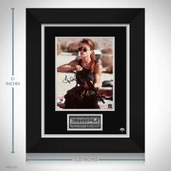 RARE-T Terminator 2 - Sarah Connor Photo Limited Signature Edition Studio Licensed Custom Frame Limited Edition Frames