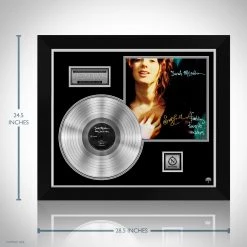 RARE-T Sarah McLachlan - Fumbling Towards Ecstasy Platinum LP Limited Signature Edition Studio Licensed Custom Frame Limited Edition Frames