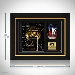 RARE-T Saturday Night Fever Transcript Limited Signature Edition Studio Licensed Custom Frame