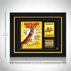 RARE-T Limited Edition Frames Sausage Party Script Limited Signature Edition Studio Licensed Custom Frame