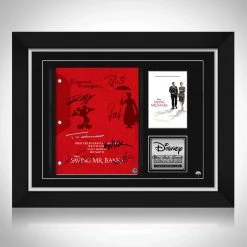 RARE-T Saving Mr. Banks Script Limited Signature Edition Studio Licensed Custom Frame NEW