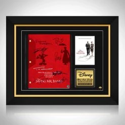 RARE-T Saving Mr. Banks Script Limited Signature Edition Studio Licensed Custom Frame NEW